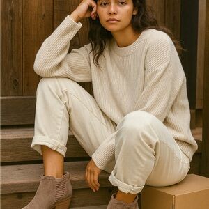 Vince Camuto Tan Ankle Booties‎